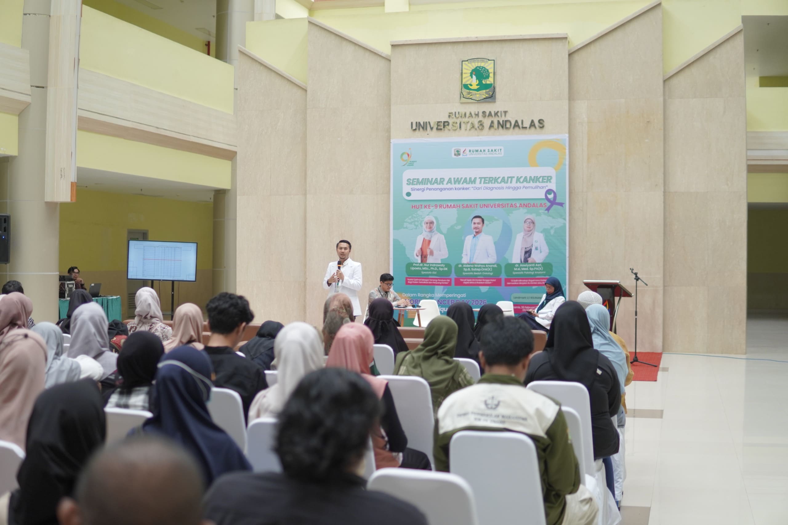 RS UNAND Gelar Seminar Awam Kanker dalam Rangka HUT ke-9,  dengan tema: Sinergi Penanganan Kanker dari Diagnosis hingga Pemulihan